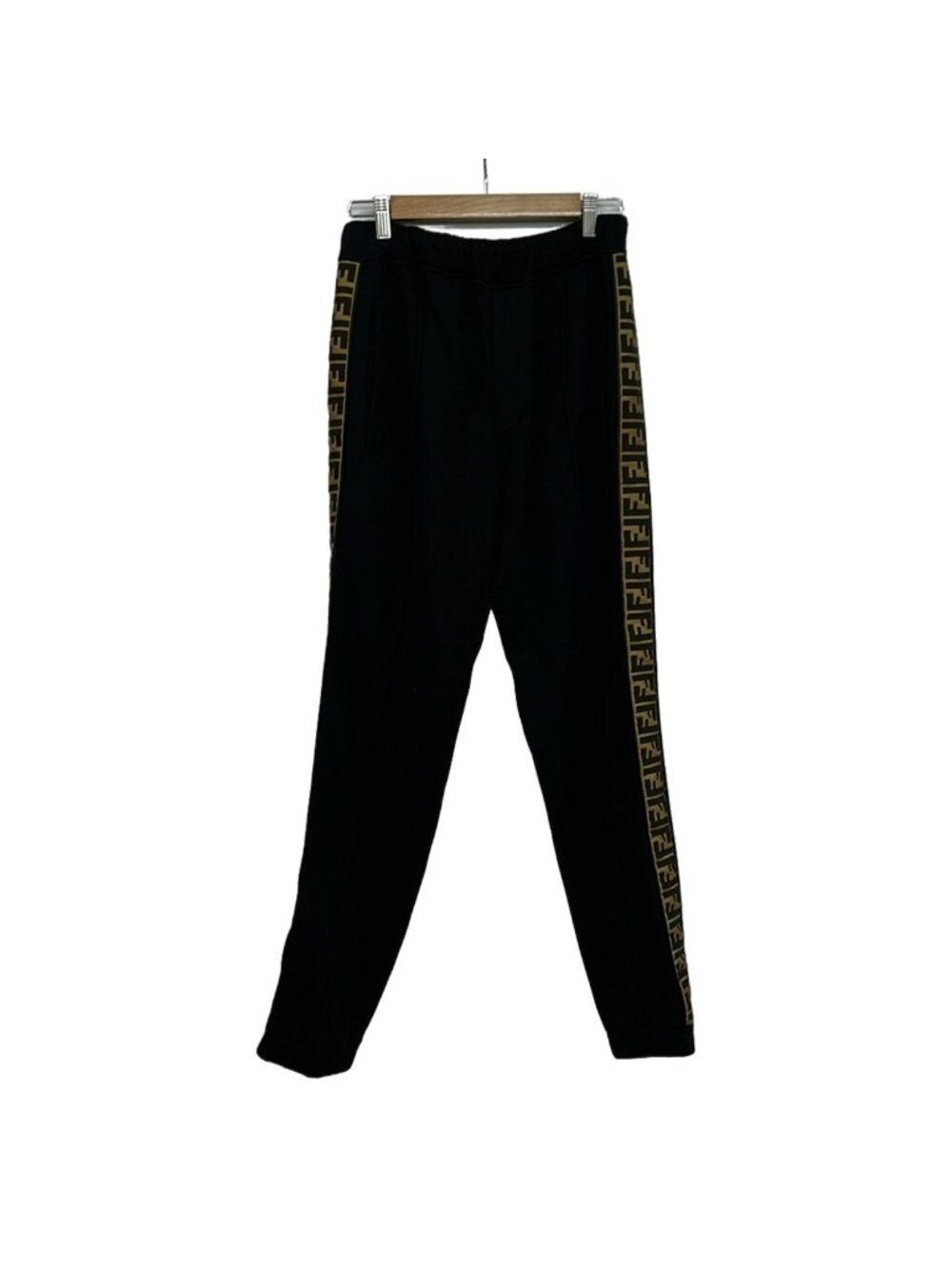 Fendi Pants Black Brown 46
